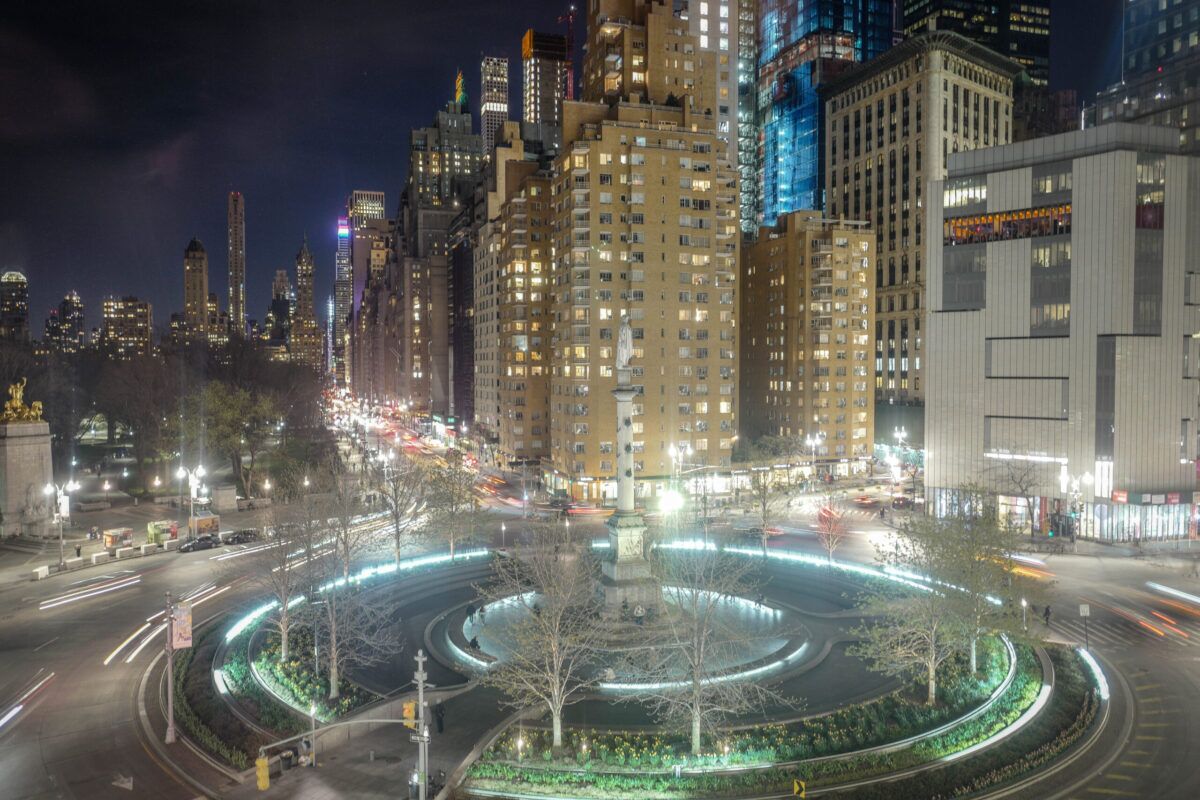 Columbus Circle NYC Color by Rick Casados